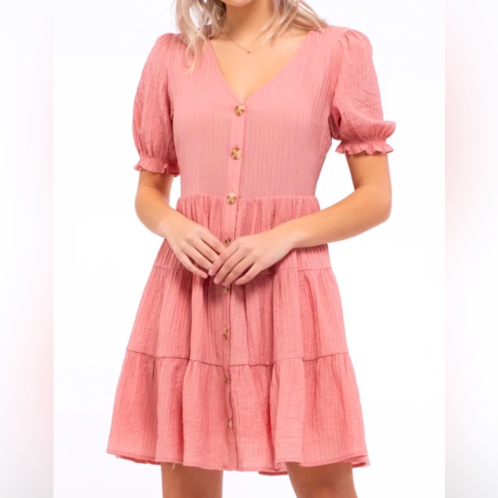 NWOT - Rose Pink Dress Size - M